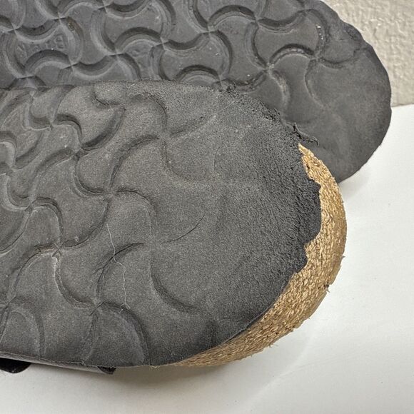 Birkenstock Arizona Leather Sandals Matte Black US Men's 9 Women's 11 EU 42 - Picture 9 of 15